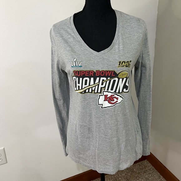 Kansas City Chiefs Super Bowl Long Sleeve T-Shirt - Picture 1 of 6